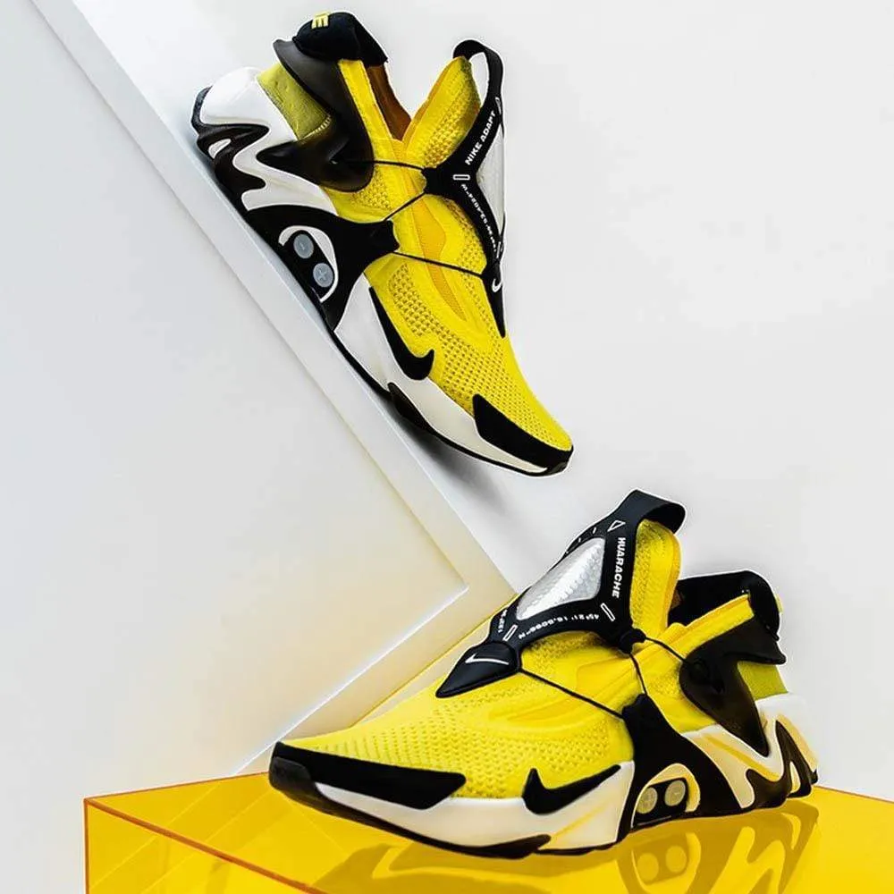 Nike Adapt Huarache Opti Yellow