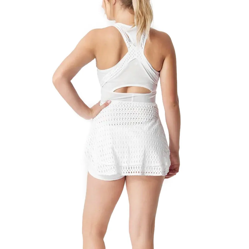 Nike Court Dri-FIT Slam Dress (Women's) - White/Black