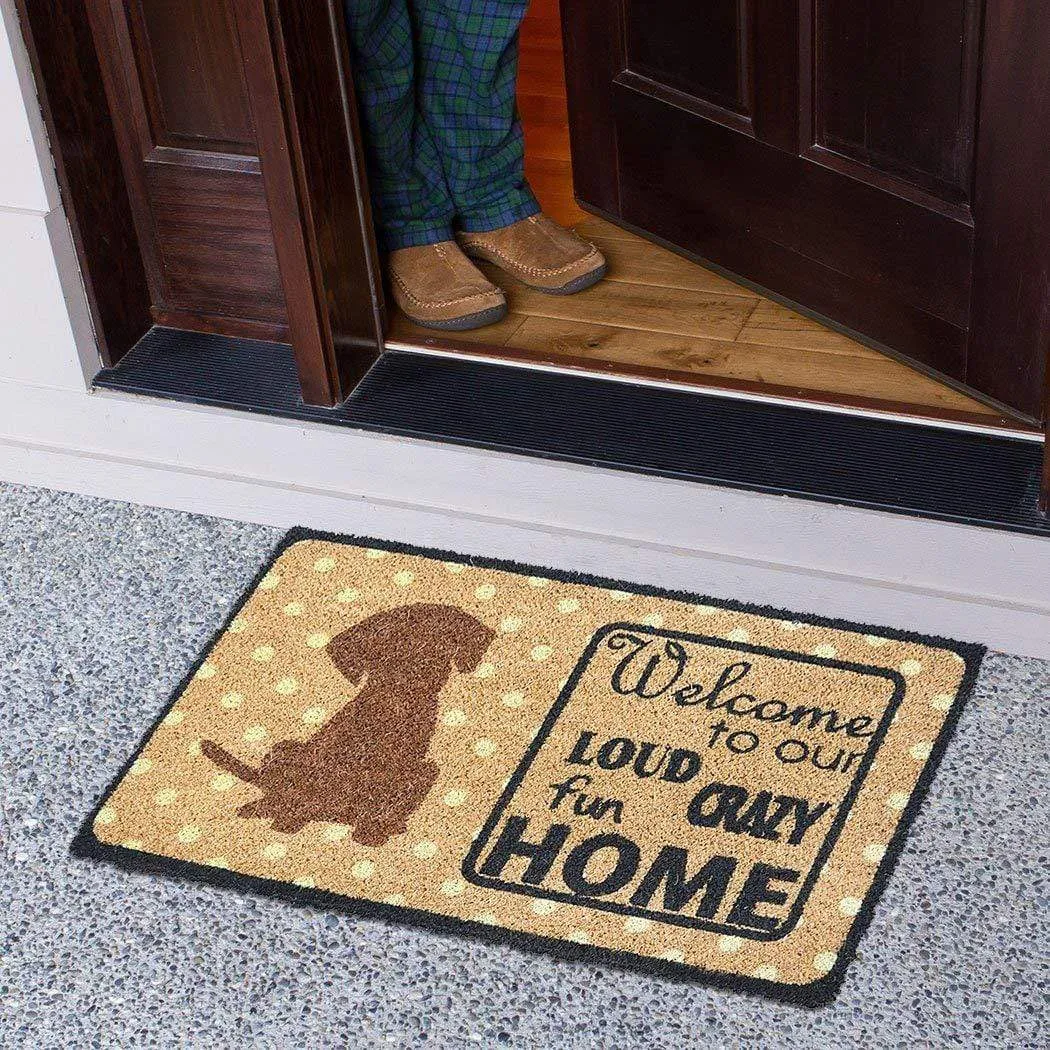 Ninamar Natural Coir Welcome Door Mat - 29.5 x 17.5 inch