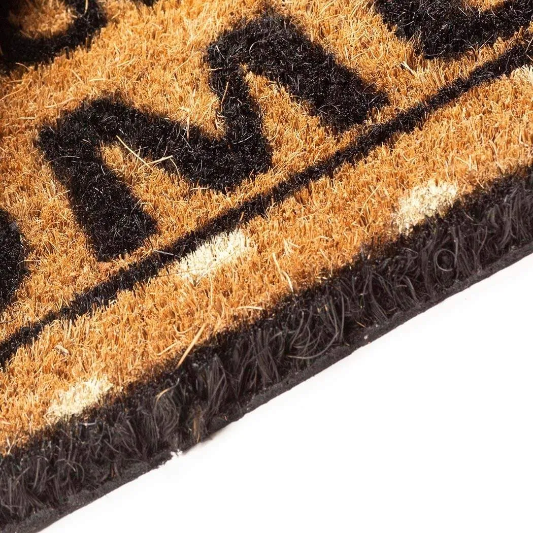 Ninamar Natural Coir Welcome Door Mat - 29.5 x 17.5 inch