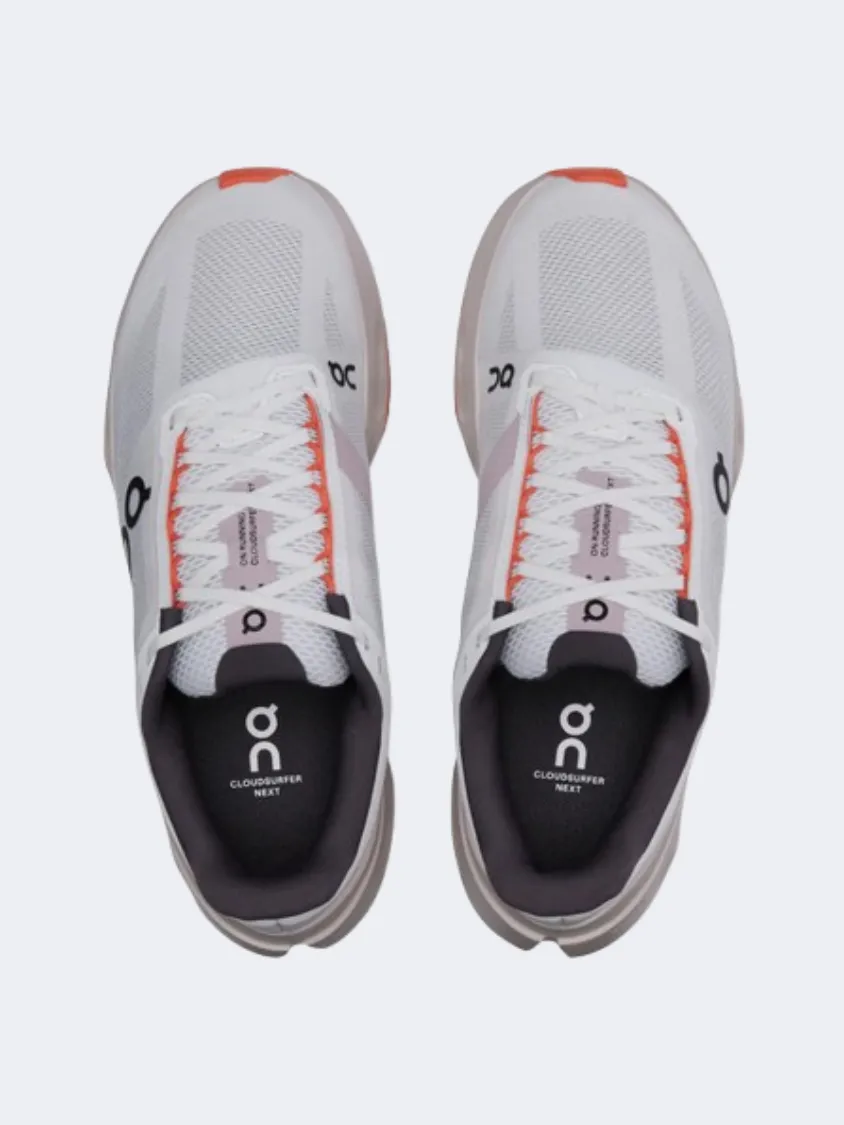 On Cloudsurfer Next 1 Women Running Shoes White/Flame