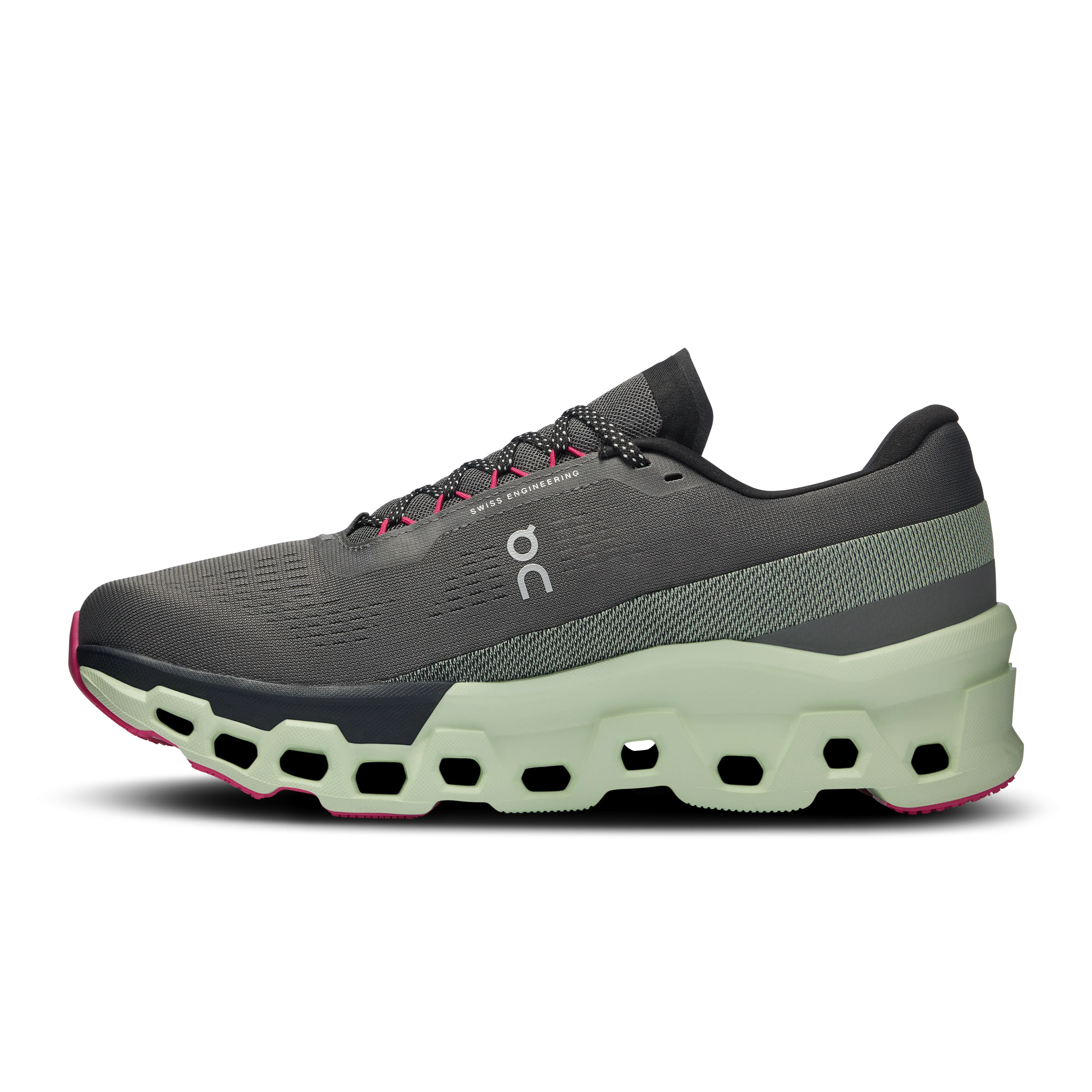 On Running Men's Cloudmonster 2 Shoes - Asphalt / Lima