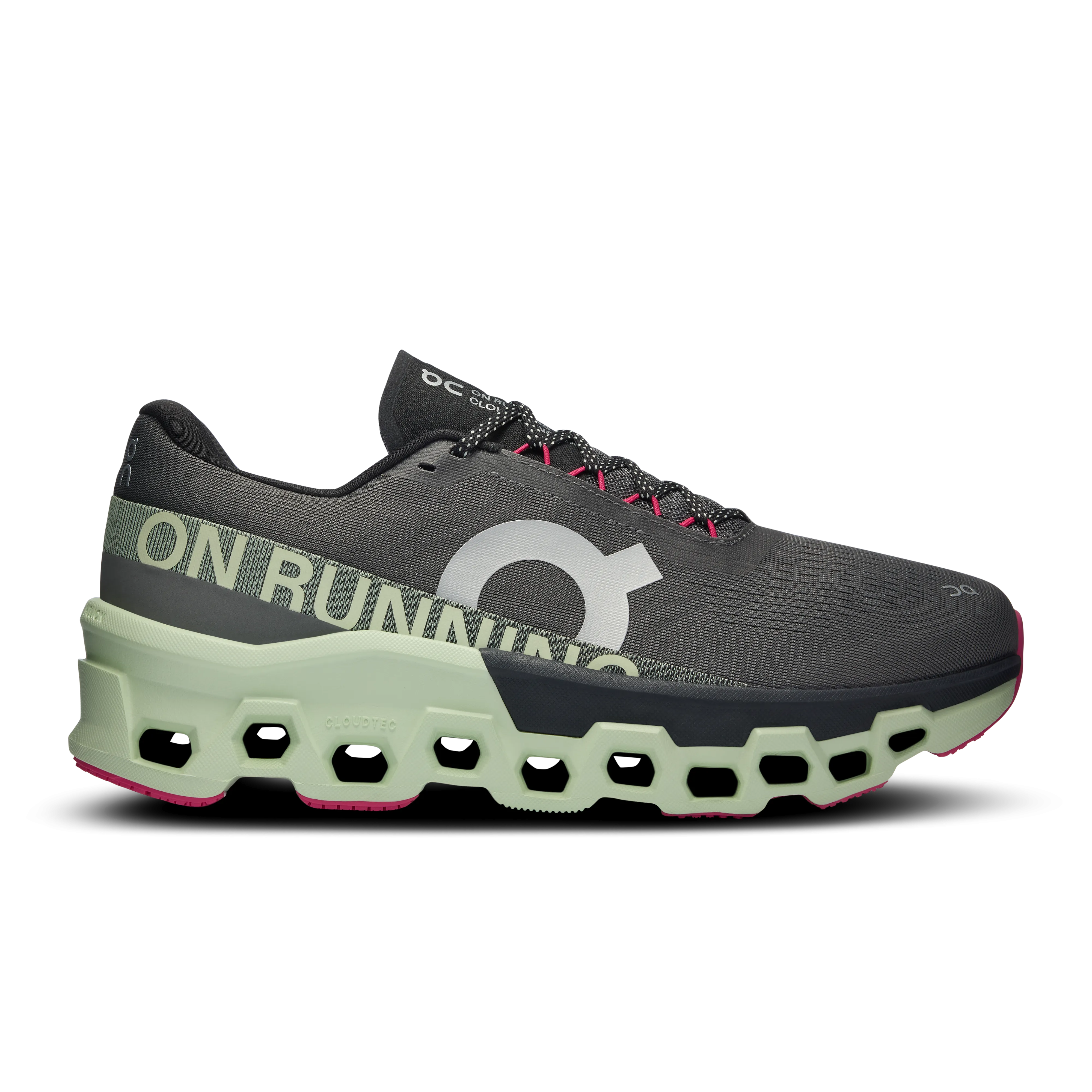 On Running Men's Cloudmonster 2 Shoes - Asphalt / Lima