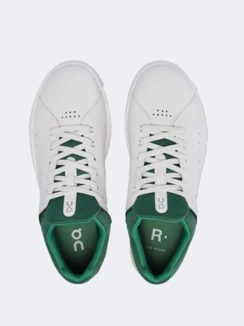 On The Roger Advantage 1 Men Lifestyle Shoes White/Green