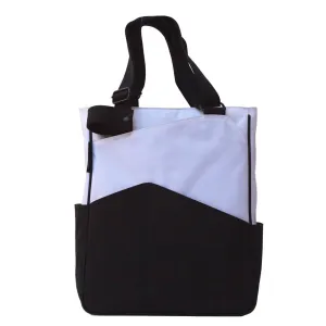 Original Tennis Tote Black and Sea Salt