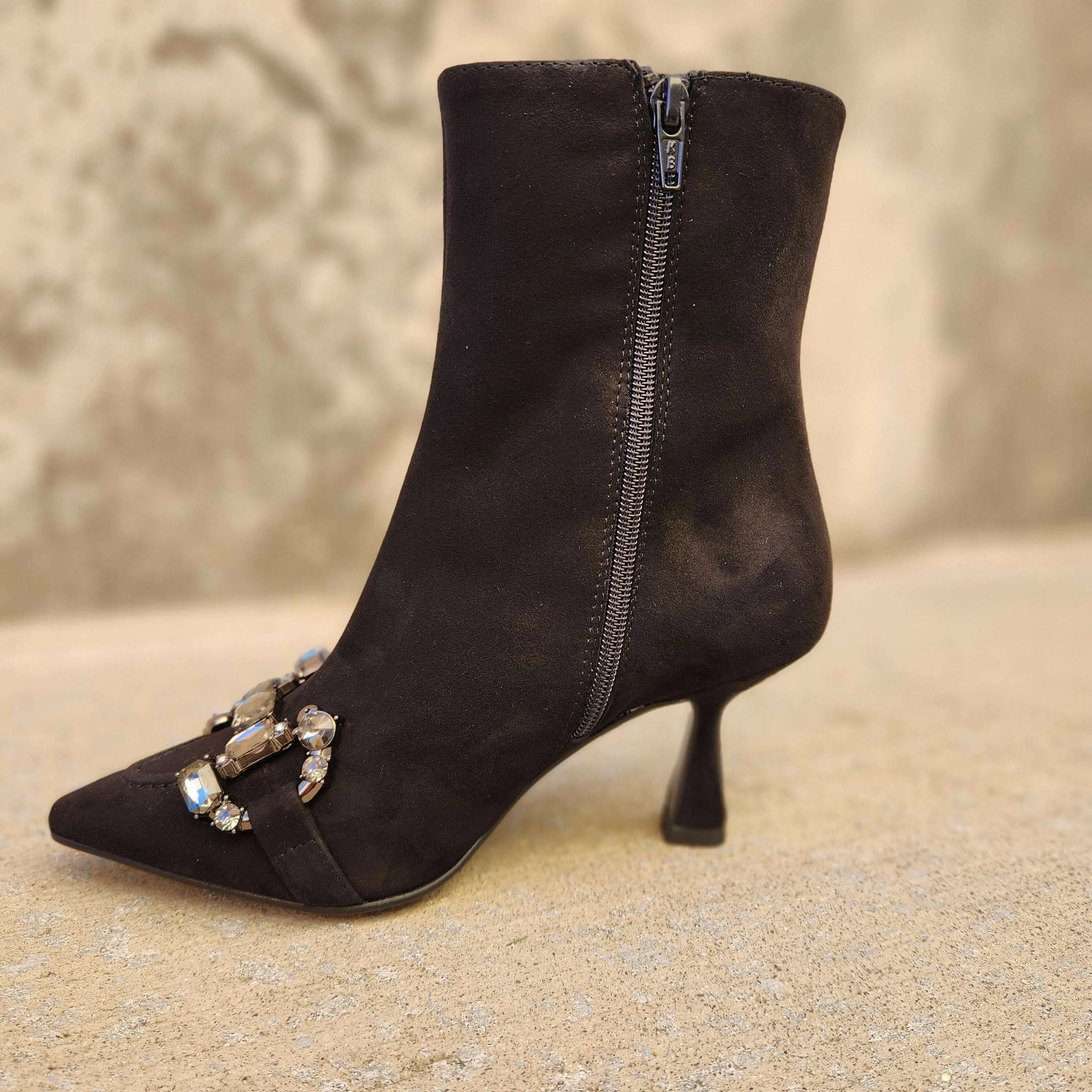 Pedro Anton - Black Suede Bootie