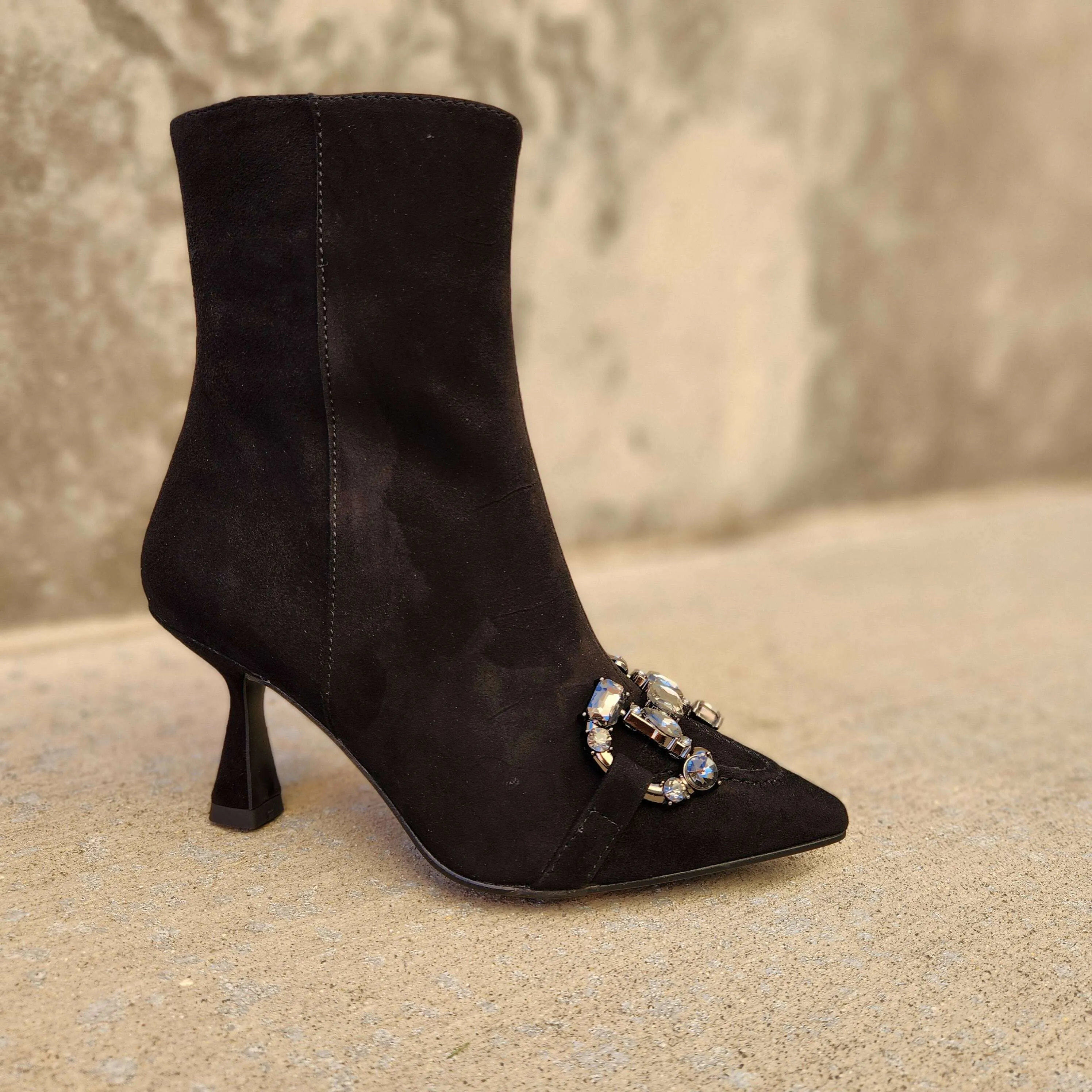 Pedro Anton - Black Suede Bootie