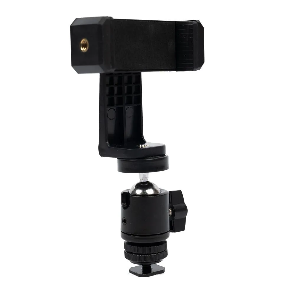 Phone Vlogging Kit with Universal Phone Bracket and Ball Head Mount