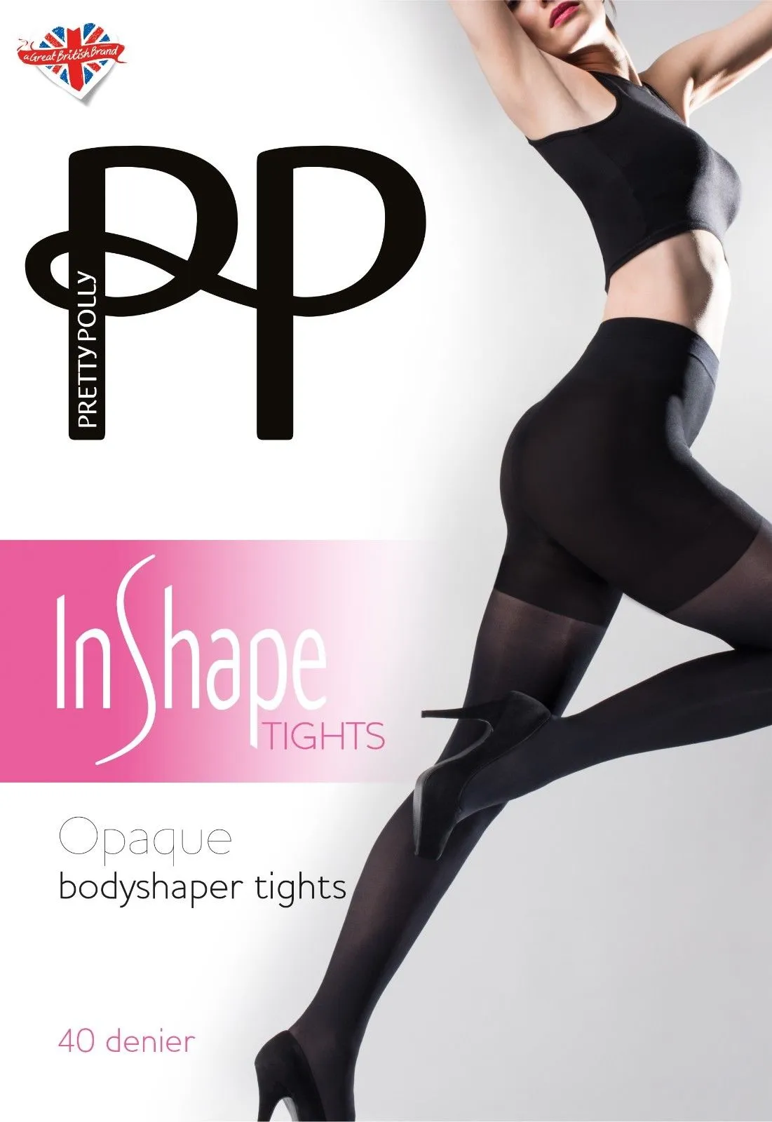 Pretty Polly In Shape Opaque Bodyshaper Tights 40 Denier