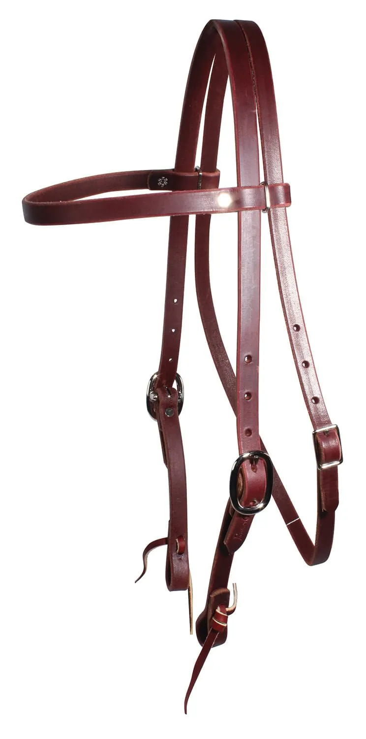 Professional's Choice Trainers Browband Headstall, Burgundy