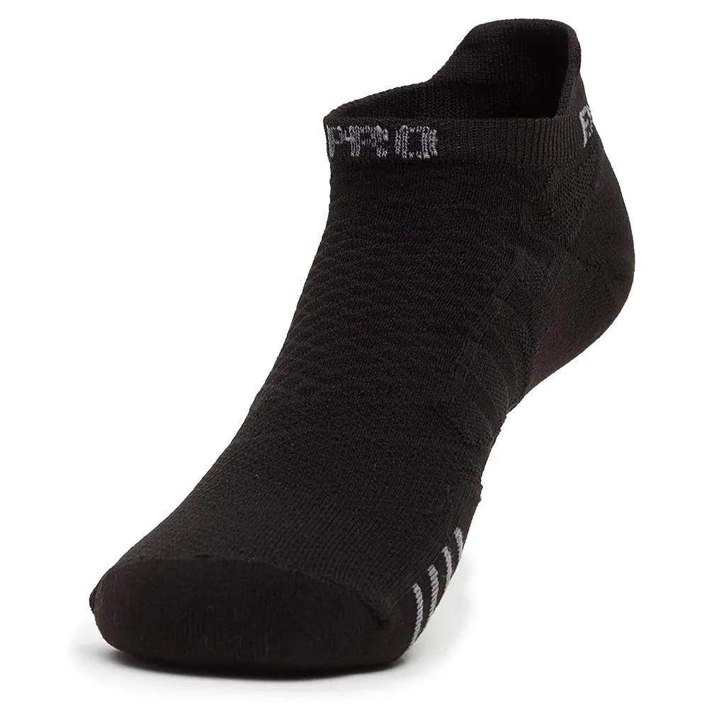 PROLITE Ultra-Light Cushion No Show Tab Rocket Grip Tennis Socks Black