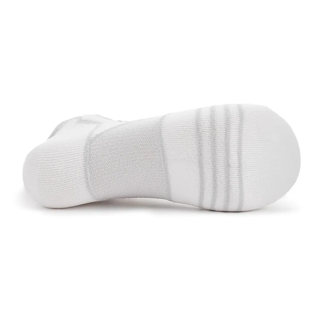 PROLITE Ultra-Light Cushion No Show Tab Rocket Grip Tennis Socks White