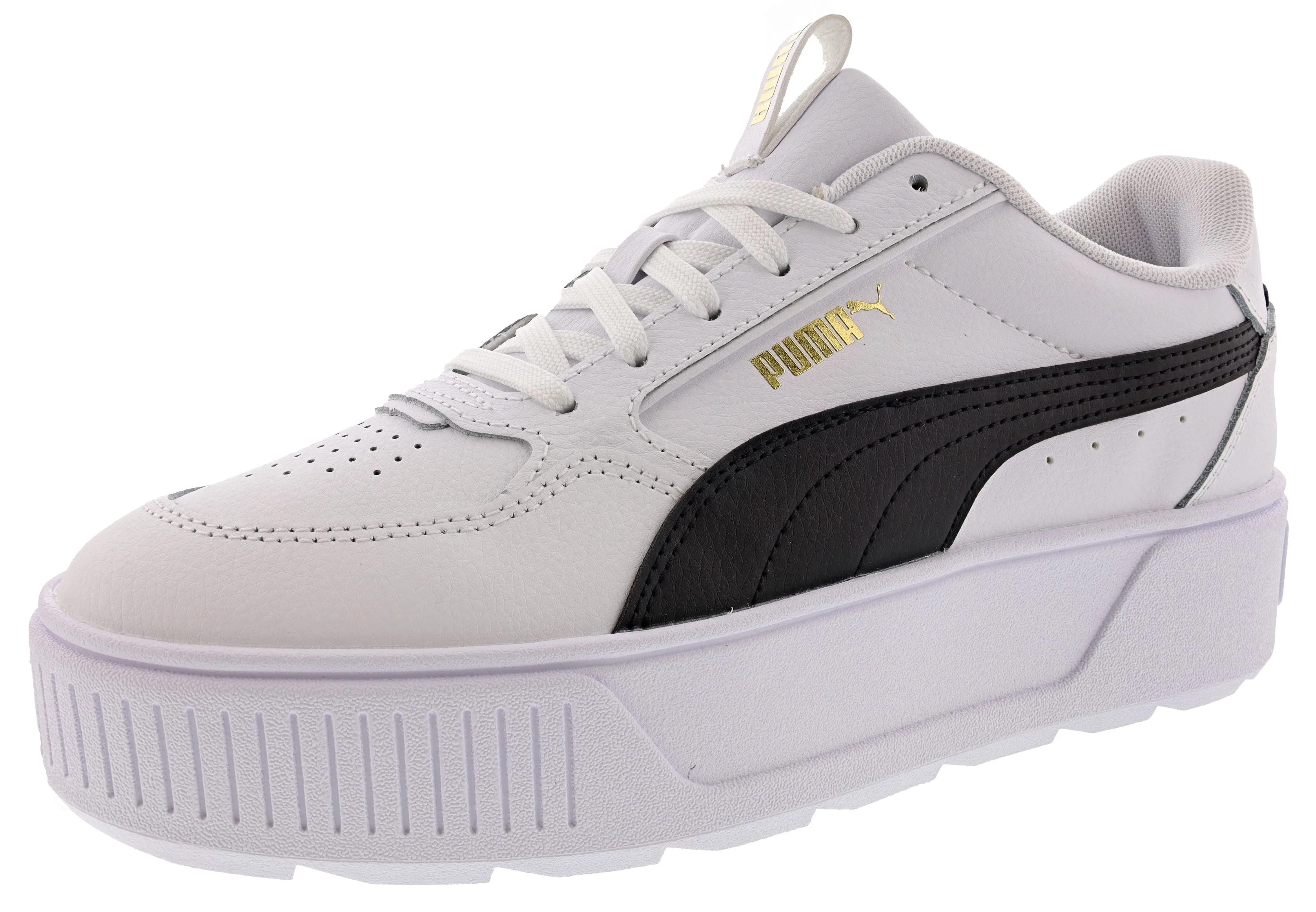 Puma Big Kids Mayze Leather Jr. Platform Sneakers