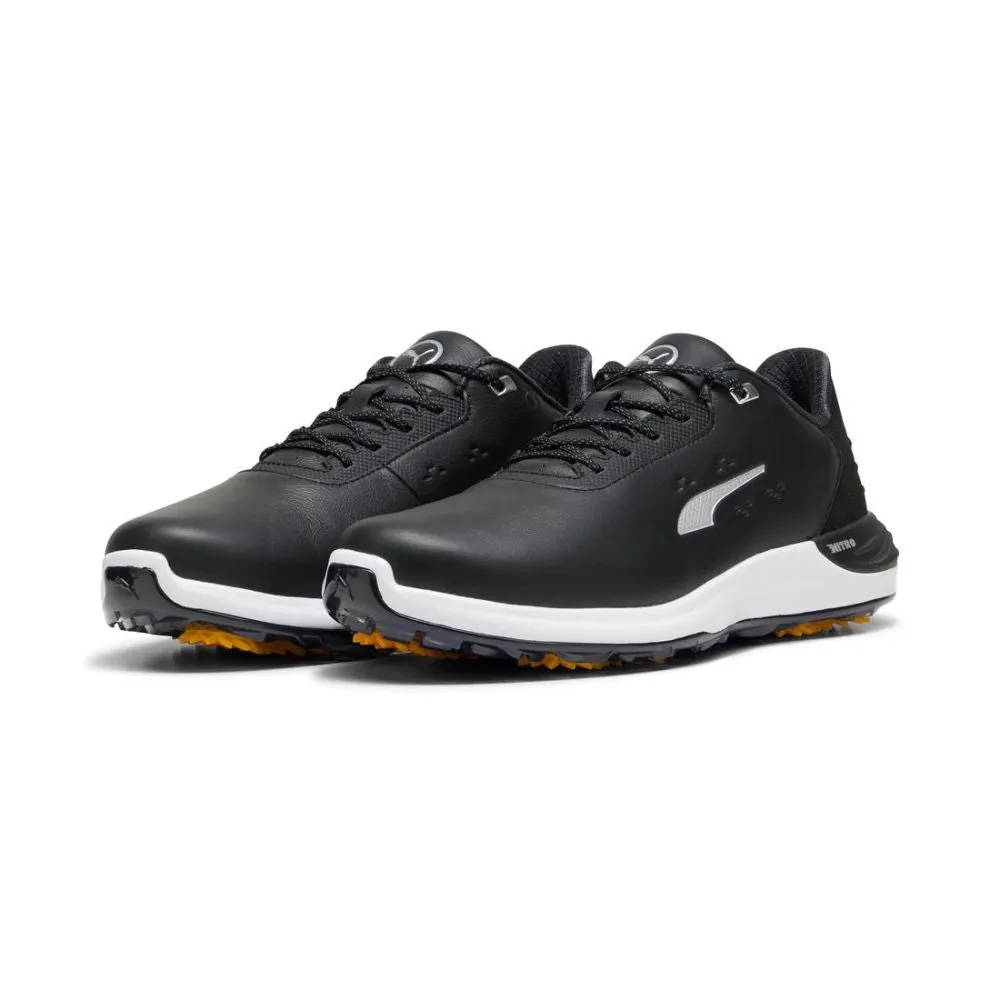 Puma Men's PHANTOMCAT NITRO Golf Shoe - Puma Black/Puma Silver/Yellow Sizzle