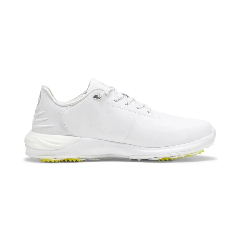 Puma Men's PHANTOMCAT NITRO Golf Shoe - Puma White/Puma Silver/Feather Gray