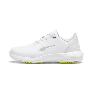 Puma Men's PHANTOMCAT NITRO Golf Shoe - Puma White/Puma Silver/Feather Gray