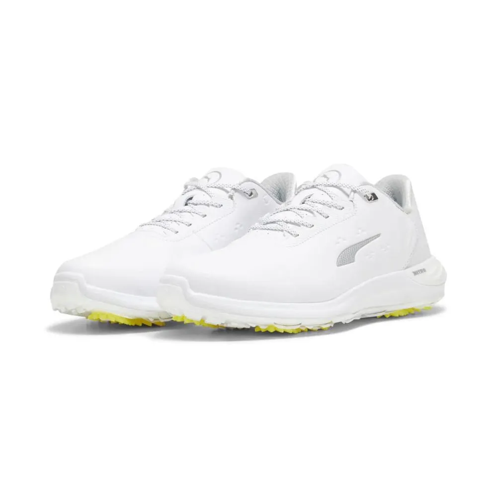 Puma Men's PHANTOMCAT NITRO Golf Shoe - Puma White/Puma Silver/Feather Gray