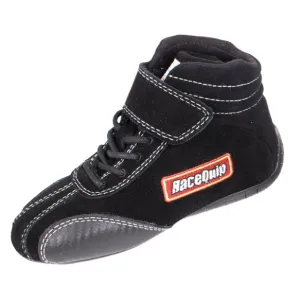 RaceQuip Euro Carbon-L Series Race Shoes - Black - 6 Youth - 30400906