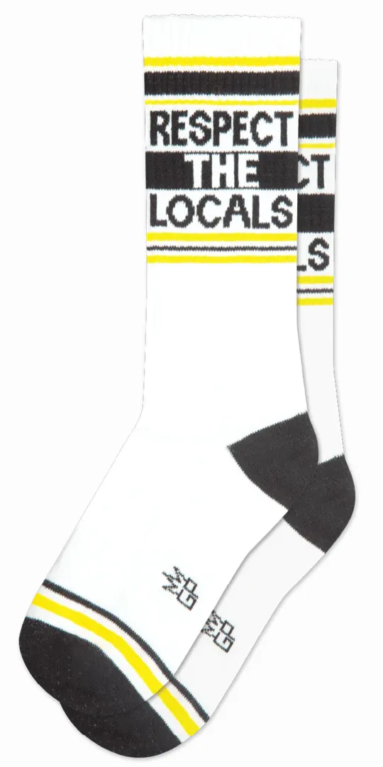 Respect the Locals Crew Sock ^