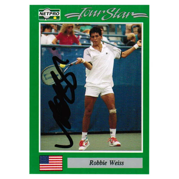 Robbie Weiss Signed  Men`s Card