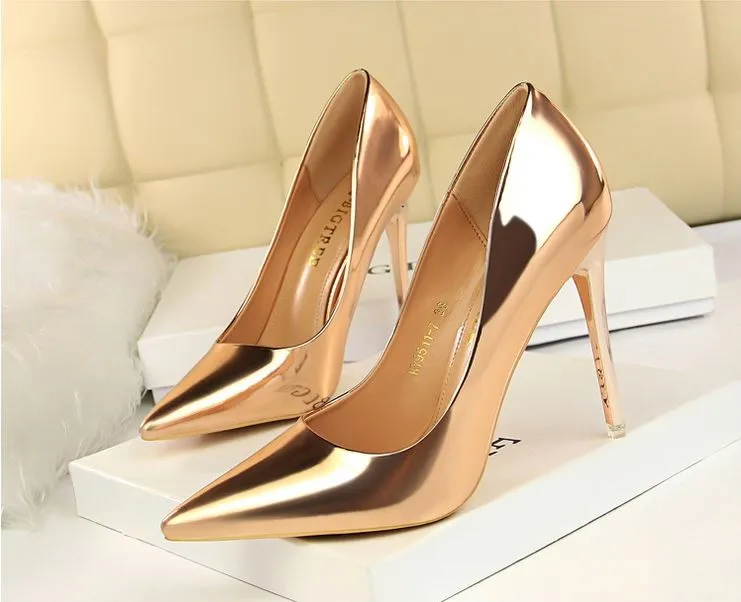 Rosalia heels, rose gold