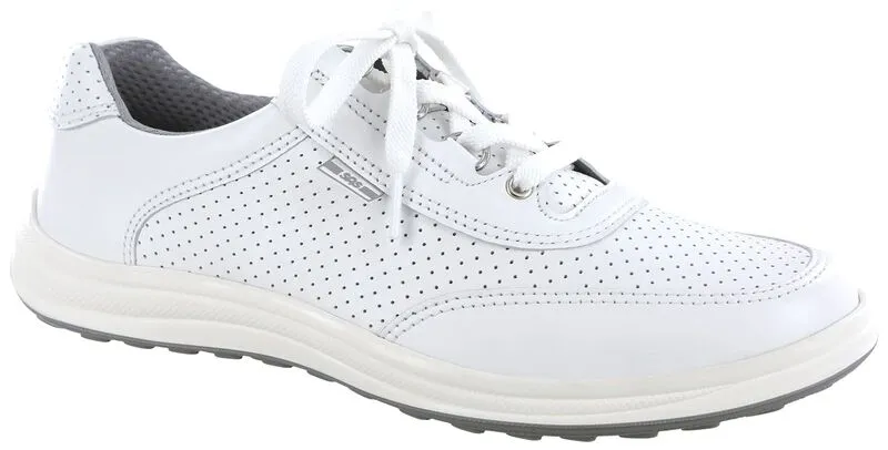 SAS Women's Sporty Lux Sneaker  WHITE PERF