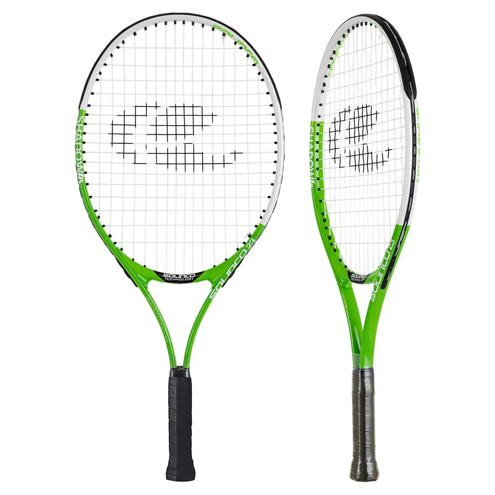 SHADOW 23 Inch Aluminum Junior Racquet White and Green