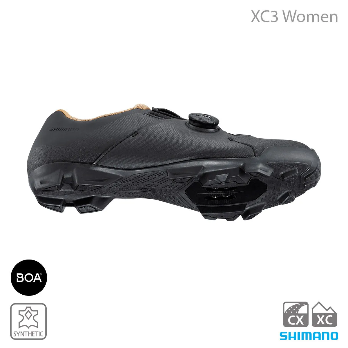 Shimano Women's Shoes XC3W SH-XC300W Black