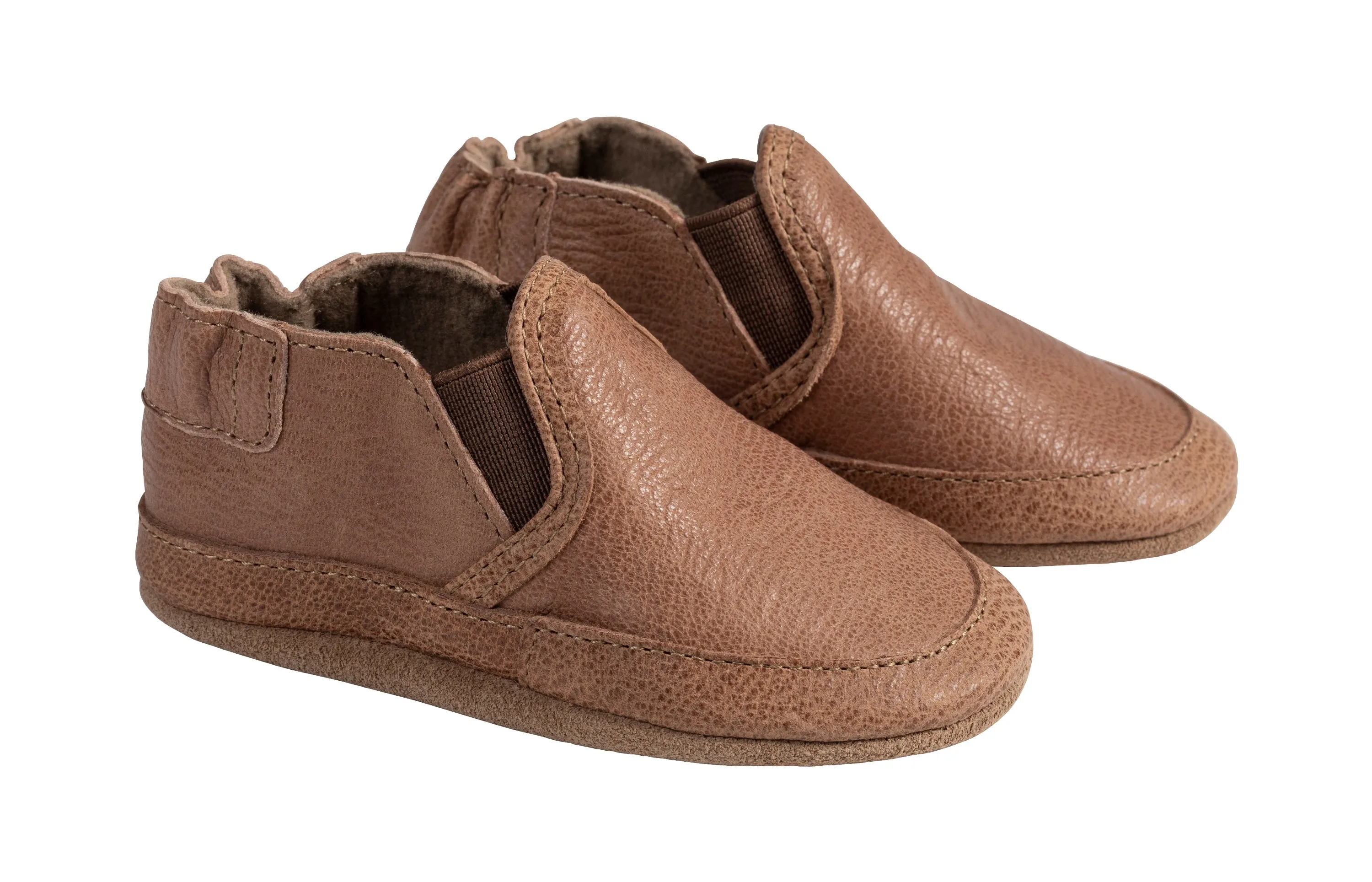 Soft Sole Baby Shoes - Liam Basic Camel