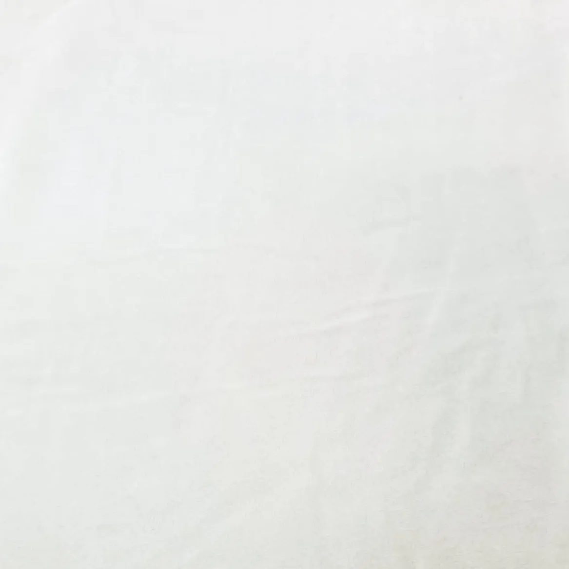 Solid White Colour Semi Velvet Fabric