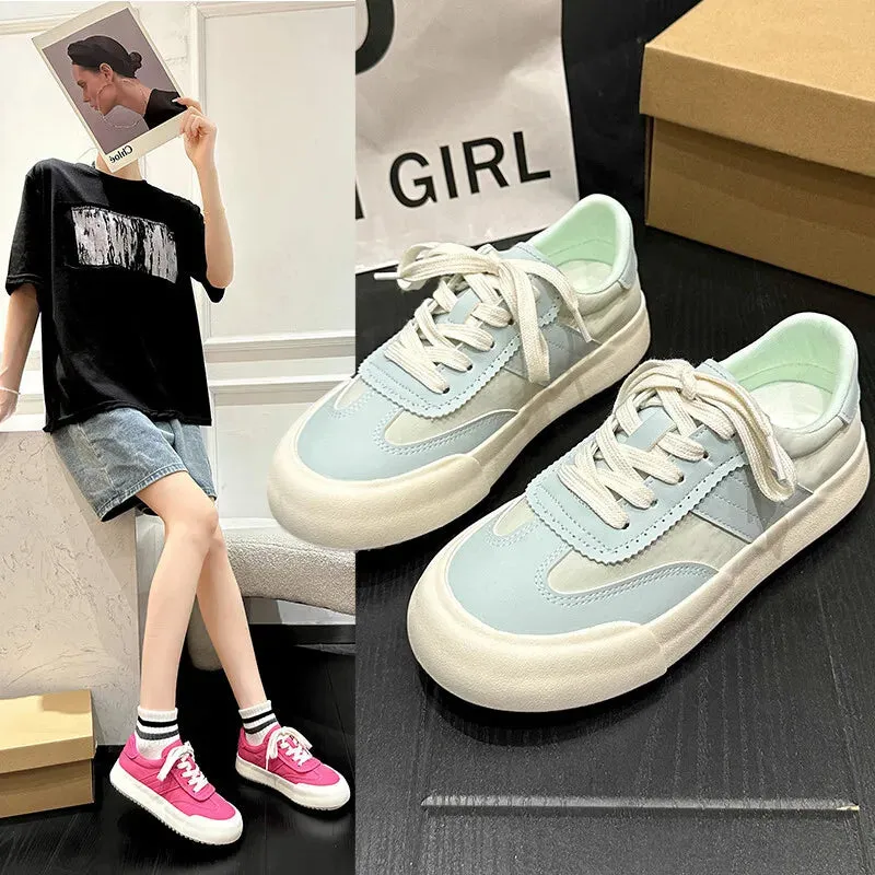 TAVIMART  -  Shoes Woman Modis Clogs Platform Round Toe Tennis Female New Cute Creepers Summer Breathable Korean Shoes Tennis Female Rou