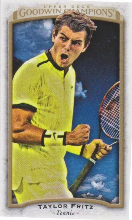 Taylor Fritz. Mini, 2017 Upper Deck Goodwin Champions