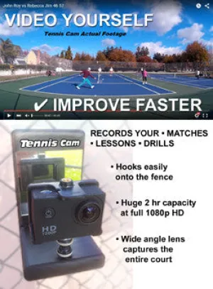 Tennis Cam Action Camera & Fence Mount