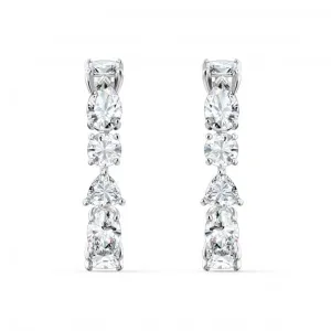 Tennis Deluxe Mixed White Rhodium Plated Earrings 5563322