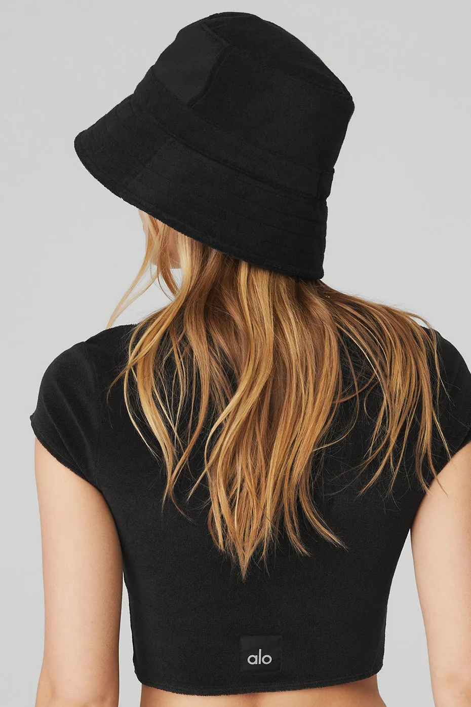 Terry Beachside Bucket Hat - Black