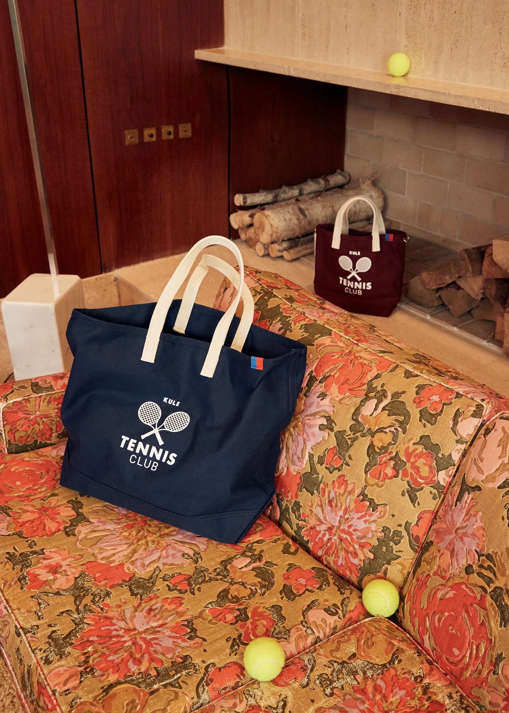 The Over the Shoulder Tennis Tote - Navy