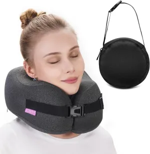 Travel Neck Pillow Compressed Memory Foam