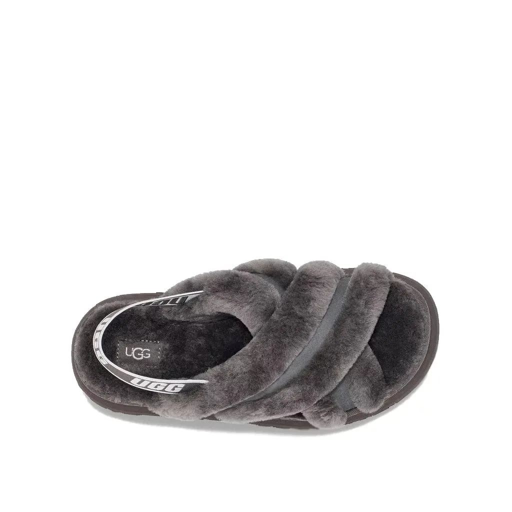 UGG - Disco Cross Slide in Charcoal