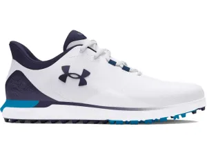 Under Armour Drive Fade Spikeless Waterproof Shoes - White/Capri/Midnight Navy