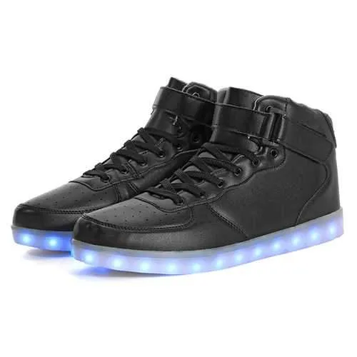 Unisex USB LED Light Luminous Couple Sneakers