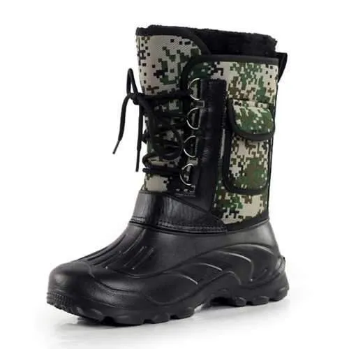 US Size 8-11 Men Waterproof Camo Hunting Boots