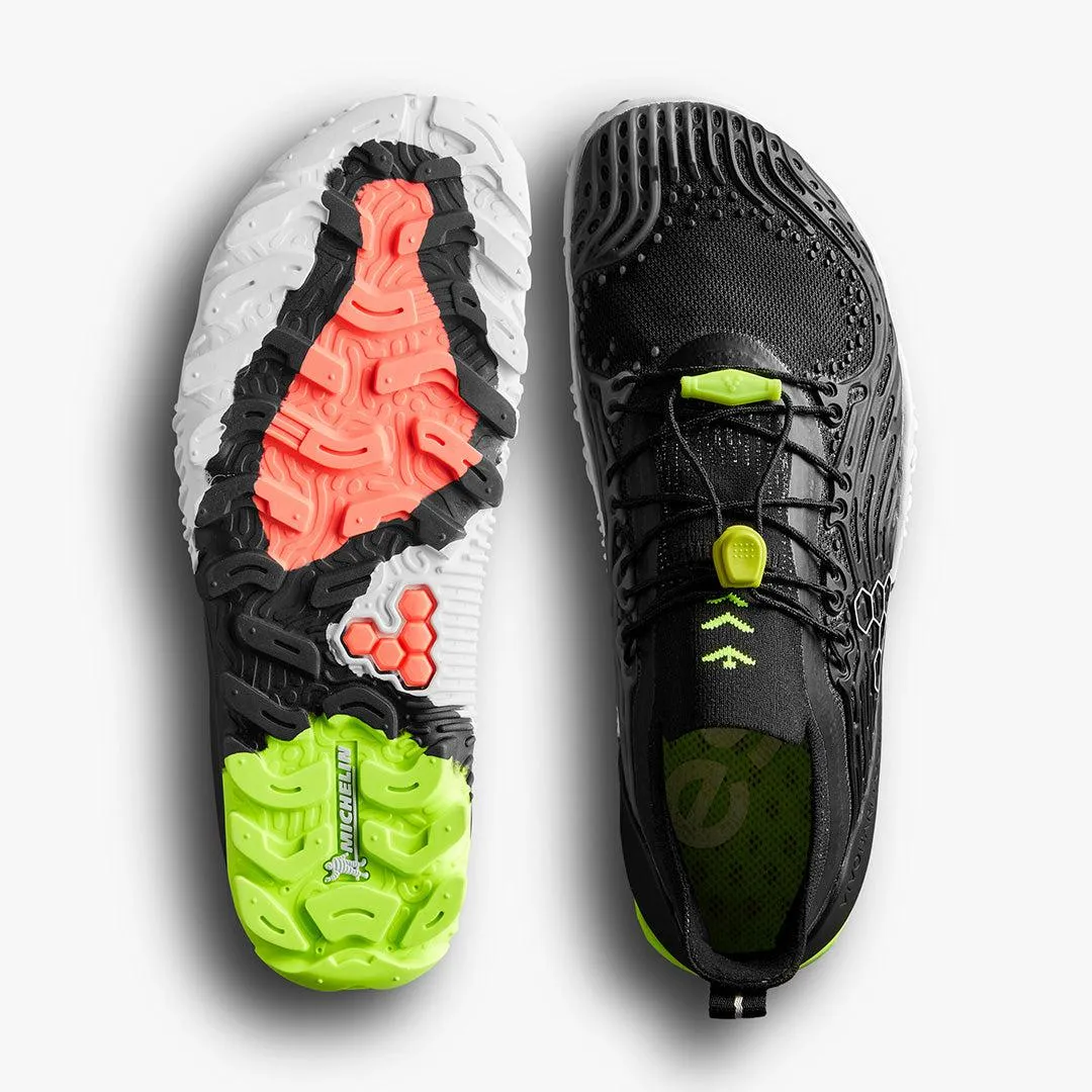 Vivobarefoot Men's Hydra ESC Obsidian Lemon Zest