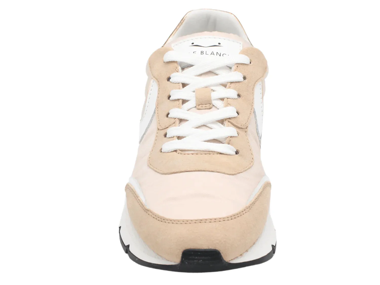 Voile Blanche - Storm 015 Suede Sneaker in Peach/White