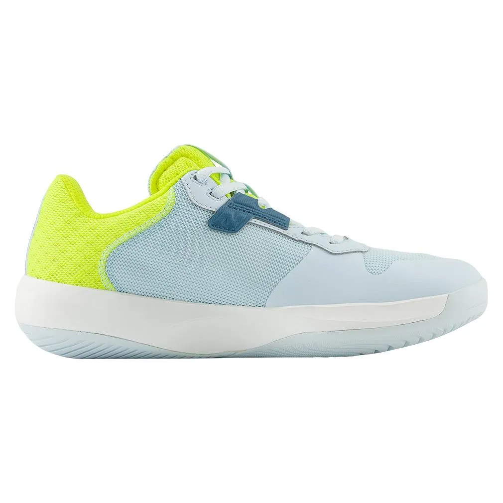 Women's 696v6 B Width Tennis Shoes Quarry Blue and Firefly