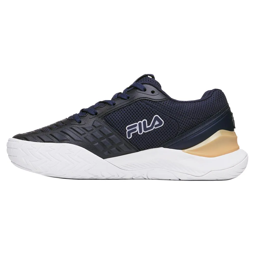 Women's Axilus 3 Tennis Shoes Navy and White