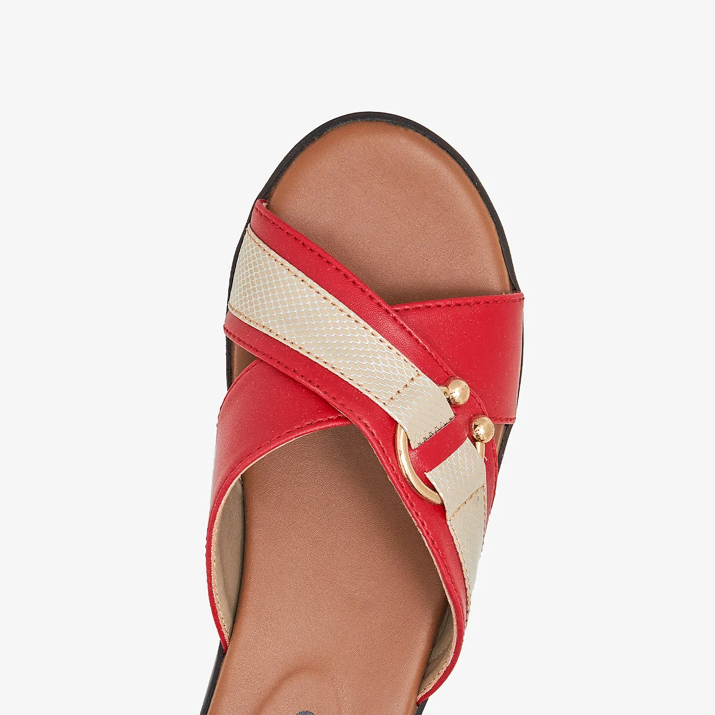 Womens Criss Cross Chappal