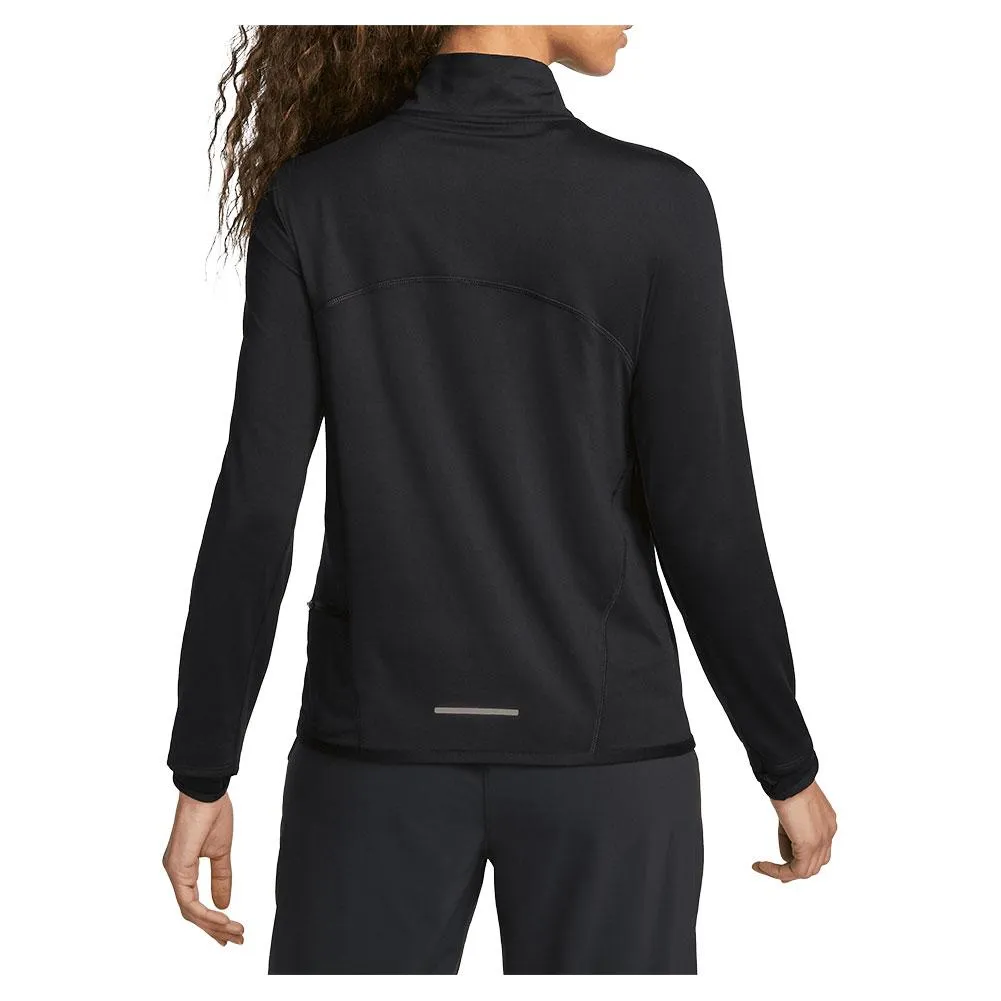 Womens Dri-Fit Swift Element UV 1/4 Zip Running Top