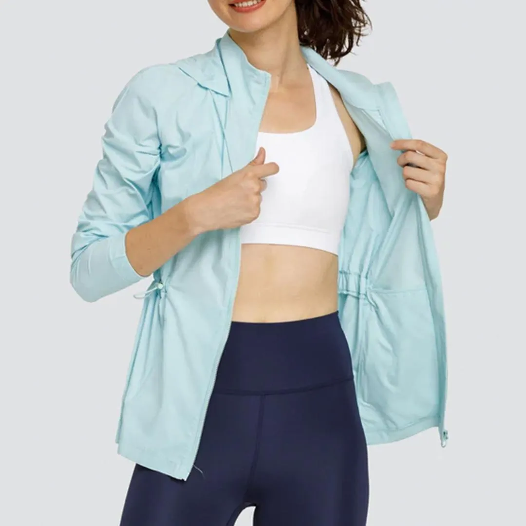 Women's Nola Tennis Jacket Blue Glow