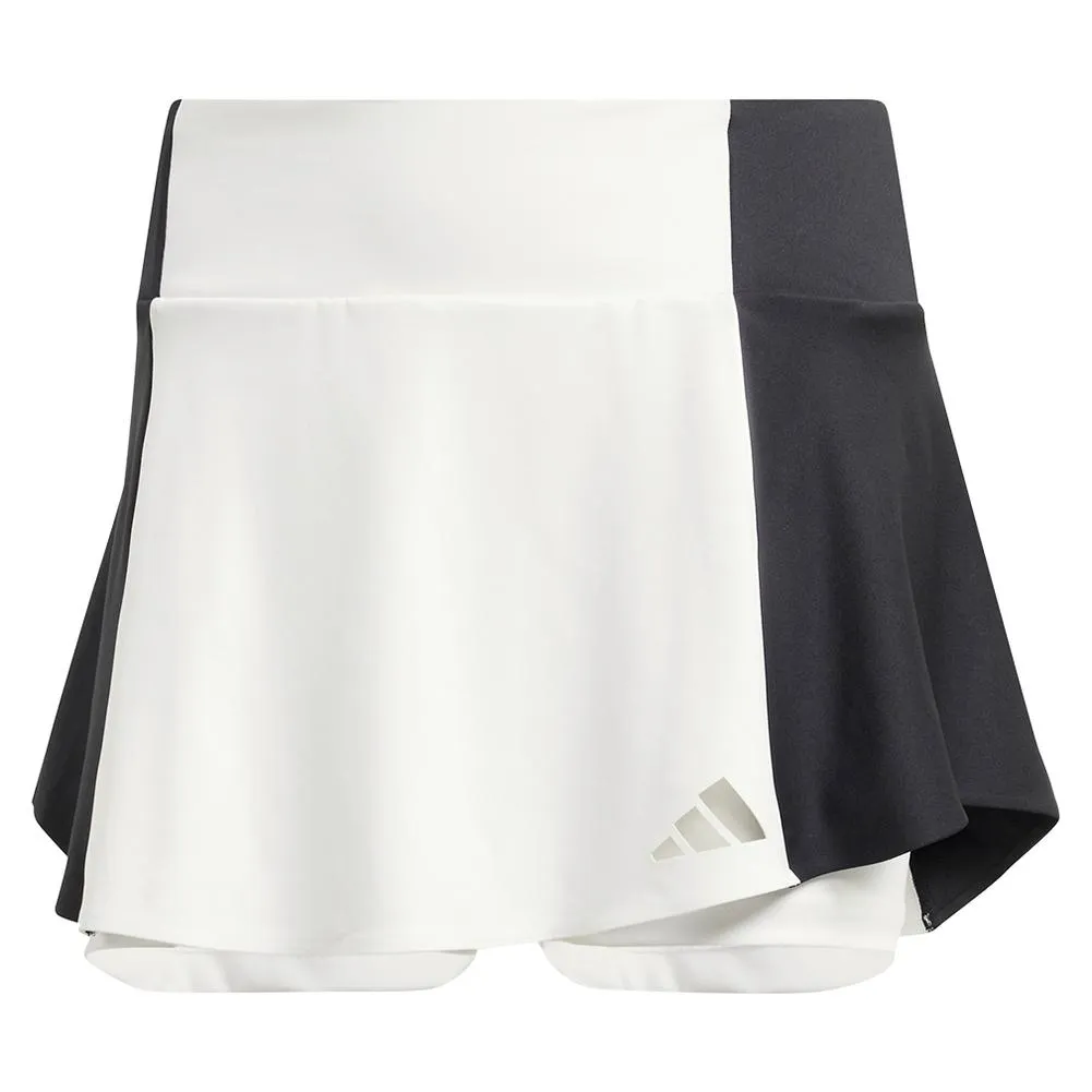 Women's Premium Tennis Skort White and Black