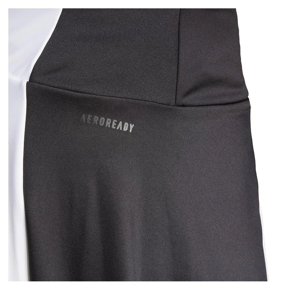 Women's Premium Tennis Skort White and Black